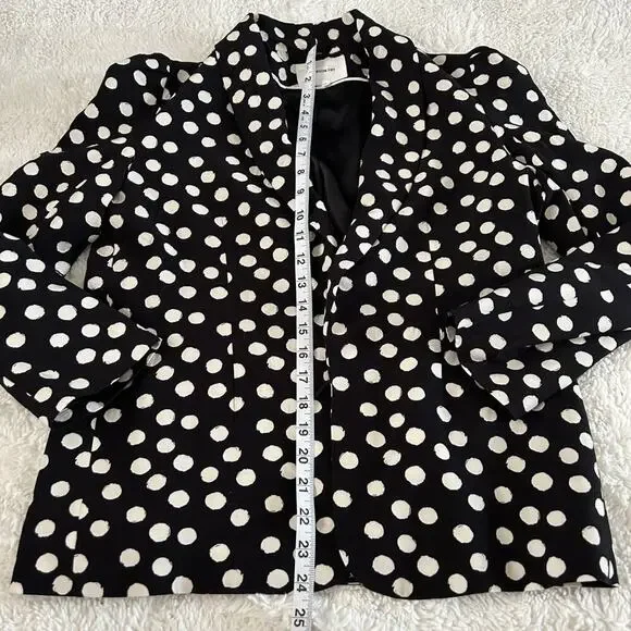 Emerson Fry Womens Paris Jacket Polka a Dot Size S *Missing Belt* Made in USA - Picture 4 of 6